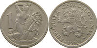CZECHOSLOVAKIA 1 KORUNA -