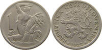 CZECHOSLOVAKIA 1 KORUNA -