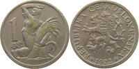 CZECHOSLOVAKIA 1 KORUNA -
