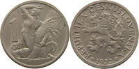 CZECHOSLOVAKIA 1 KORUNA -