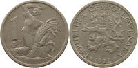CZECHOSLOVAKIA 1 KORUNA -