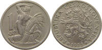 CZECHOSLOVAKIA 1 KORUNA -