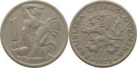 CZECHOSLOVAKIA 1 KORUNA -