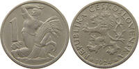 CZECHOSLOVAKIA 1 KORUNA -