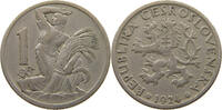 CZECHOSLOVAKIA 1 KORUNA -