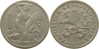 CZECHOSLOVAKIA 1 KORUNA -