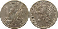 CZECHOSLOVAKIA 1 KORUNA -