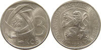 CZECHOSLOVAKIA 3 KORUNY -