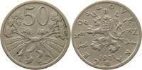CZECHOSLOVAKIA 50 HALERU -