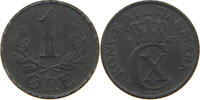 DENMARK 1 ÖRE CHRISTIAN X. (1912-1947) -