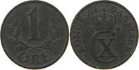 DENMARK 1 ÖRE CHRISTIAN X. (1912-1947) -