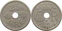 DENMARK 25 ÖRE CHRISTIAN X. (1912-1947) -