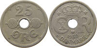 DENMARK 25 ÖRE CHRISTIAN X. (1912-1947) -