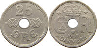 DENMARK 25 ÖRE CHRISTIAN X. (1912-1947) -