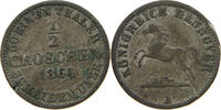 BRAUNSCHWEIG CALENBERG HANNOVER 1/2 GROSCHEN Georg V. (1851-1866) -