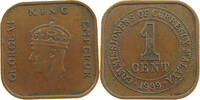 MALAYA 1 CENT GEORGE VI. (1936-1952) -