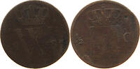 NETHERLANDS 1/2 CENT WILLEM I. 1815-1840 -