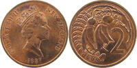 NEW ZEALAND 2 CENTS ELIZABETH II. (1952-2022) -