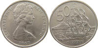 NEW ZEALAND 50 CENTS ELIZABETH II. (1952-2022) -