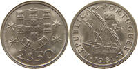 PORTUGAL 2 1/2 ESCUDOS -