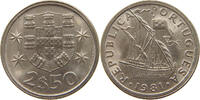 PORTUGAL 2 1/2 ESCUDOS -