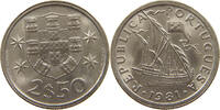 PORTUGAL 2 1/2 ESCUDOS -
