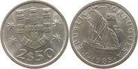 PORTUGAL 2 1/2 ESCUDOS -