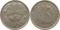 PORTUGAL 5 ESCUDOS -