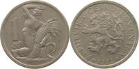 CZECHOSLOVAKIA 1 KORUNA -