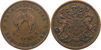 CANADA HALFPENNY TOKEN NEWFOUNDLAND RUT BROS. -