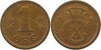 DENMARK 1 ÖRE CHRISTIAN X. (1912-1947) -