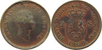 DENMARK 2 SKILLING FRIEDRICH VI. (1808-1839) DIE ERROR -