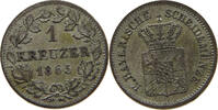 BAYERN 1 KREUZER LUDWIG II. 1864 - 1886 -
