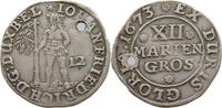 BRAUNSCHWEIG CALENBERG HANNOVER 12 MARIENGROSCHEN JOHANN FRIEDRICH 1665-1679 -