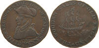 GREAT BRITAIN HALFPENNY TOKEN EARL HOWE EMSWORTH -
