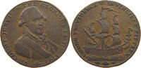 GREAT BRITAIN HALFPENNY TOKEN HAMPSHIRE PORTSMOUTH JOHN JERVIS -