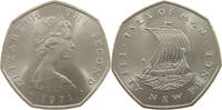 ISLE OF MAN 50 NEW PENCE ELIZABETH II. (1952-2022) -