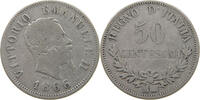 ITALY 50 CENTESIMI VITTORIO EMANUELE II. (1861-1878) -