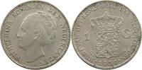NETHERLANDS 1 GULDEN WILHELMINA 1890-1948 -