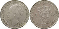 NETHERLANDS 1 GULDEN WILHELMINA 1890-1948 -