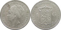 NETHERLANDS 1 GULDEN WILHELMINA 1890-1948 -