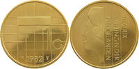 NETHERLANDS 1 GULDEN BEATRIX (1980-2013) GOLD PLATED -