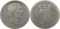 NETHERLANDS 1/2 GULDEN WILLEM III. 1849-1890 -
