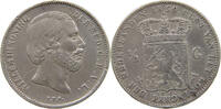 NETHERLANDS 1/2 GULDEN WILLEM III. 1849-1890 -