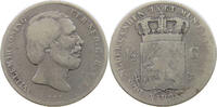 NETHERLANDS 1/2 GULDEN WILLEM III. 1849-1890 -