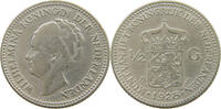NETHERLANDS 1/2 GULDEN WILHELMINA 1890-1948 -