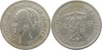 NETHERLANDS 1/2 GULDEN WILHELMINA 1890-1948 -