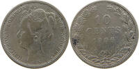 NETHERLANDS 10 CENTS WILHELMINA 1890-1948 -