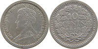 NETHERLANDS 10 CENTS WILHELMINA 1890-1948 -