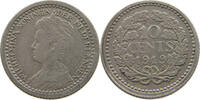 NETHERLANDS 10 CENTS WILHELMINA 1890-1948 -